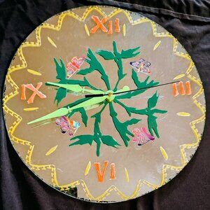 Sun ray mirror clock